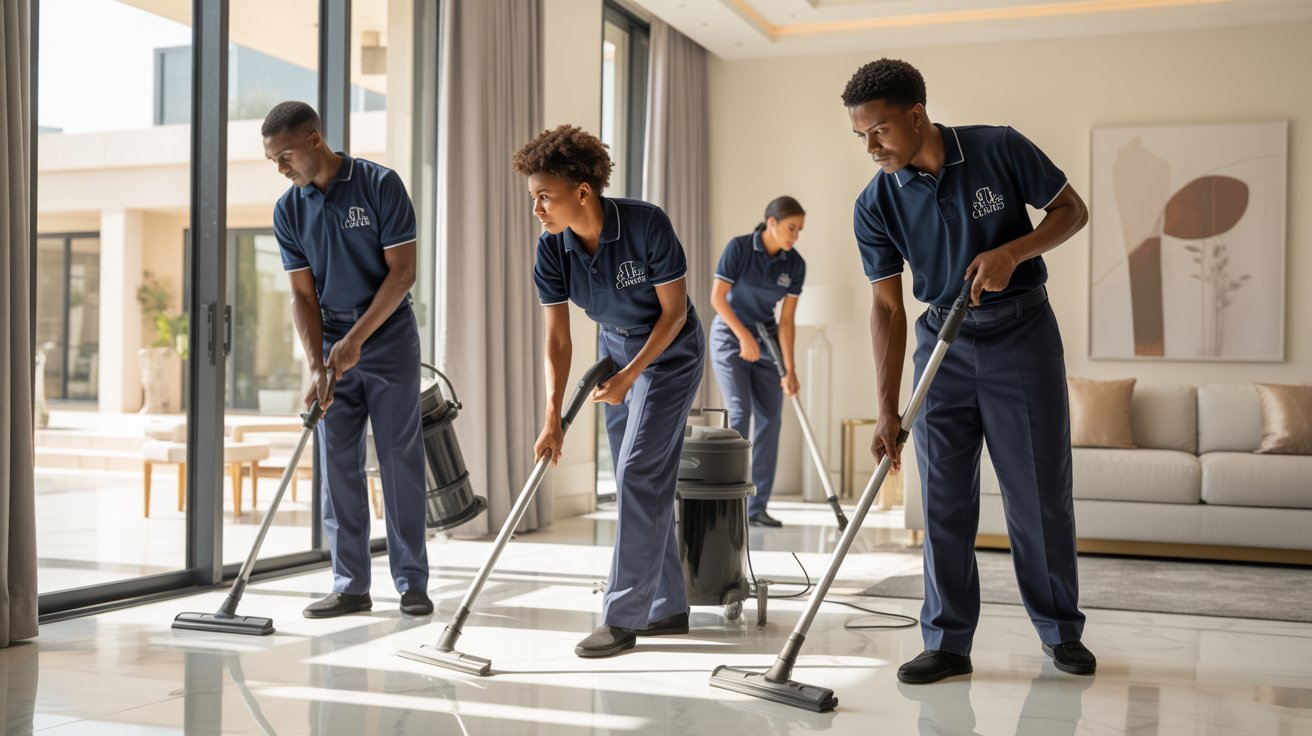 تنظيف بعد التشطيب